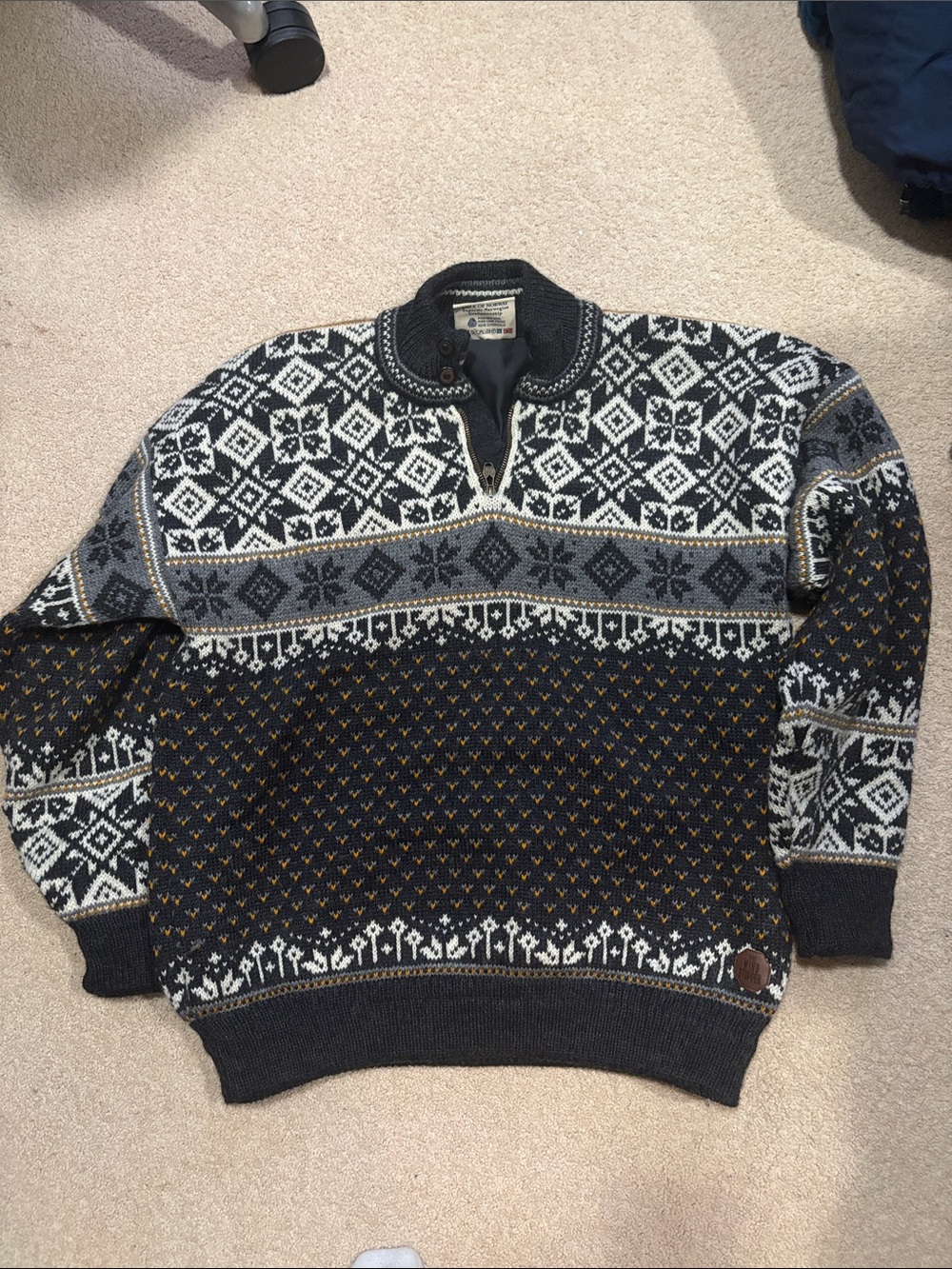 Dale of Norway Blyfjell wool sweater men’s large